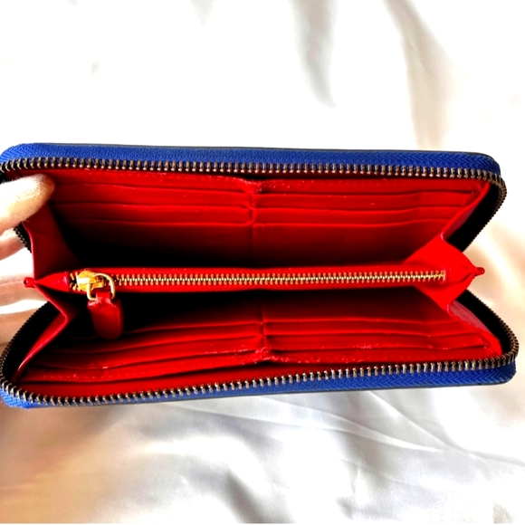 Christian Louboutin Panettone blue spiked long wallet - Picture 9 of 16